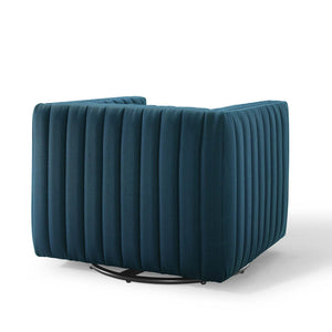 ModwayModway Conjure Tufted Swivel Upholstered Armchair EEI-3926 EEI-3926-AZU- BetterPatio.com