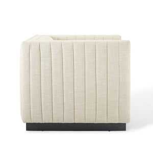 ModwayModway Conjure Tufted Upholstered Fabric Armchair EEI-3927 EEI-3927-BEI- BetterPatio.com