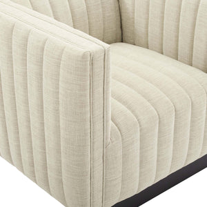 ModwayModway Conjure Tufted Upholstered Fabric Armchair EEI-3927 EEI-3927-BEI- BetterPatio.com