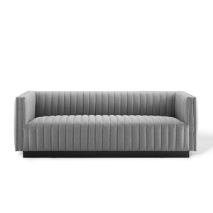 ModwayModway Conjure Tufted Upholstered Fabric Sofa EEI-3928 EEI-3928-LGR- BetterPatio.com