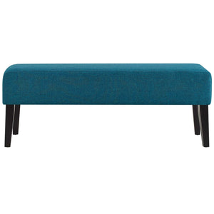 ModwayModway Connect Upholstered Fabric Bench EEI-2556 EEI-2556-TEA- BetterPatio.com