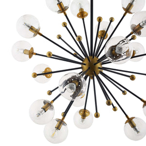 ModwayModway Constellation Clear Glass and Brass Ceiling Light Pendant Chandelier EEI-3273 EEI-3273- BetterPatio.com