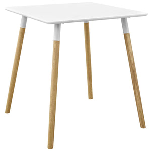 ModwayModway Continuum 28" Square Dining Table EEI-2667 EEI-2667-WHI-SET- BetterPatio.com