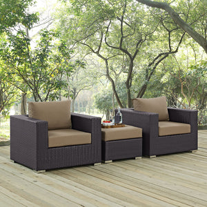 ModwayModway Convene 3 Piece Outdoor Patio Sofa Set EEI-2174 EEI-2174-EXP-MOC-SET- BetterPatio.com