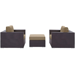 ModwayModway Convene 3 Piece Outdoor Patio Sofa Set EEI-2174 EEI-2174-EXP-MOC-SET- BetterPatio.com