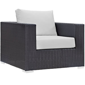 ModwayModway Convene 3 Piece Outdoor Patio Sofa Set EEI-2174 EEI-2174-EXP-WHI-SET- BetterPatio.com