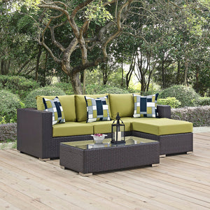 ModwayModway Convene 3 Piece Outdoor Patio Sofa Set EEI-2364 EEI-2364-EXP-PER-SET- BetterPatio.com