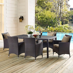 ModwayModway Convene 70" Outdoor Patio Dining Table EEI-1919 EEI-1919-EXP- BetterPatio.com