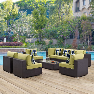 ModwayModway Convene 8 Piece Outdoor Patio Sectional Set EEI-2370 EEI-2370-EXP-PER-SET- BetterPatio.com