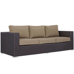 ModwayModway Convene 9 Piece Outdoor Patio Sofa Set EEI-2161 EEI-2161-EXP-MOC-SET- BetterPatio.com