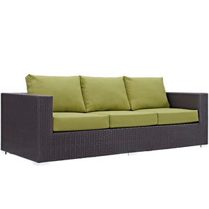 ModwayModway Convene 9 Piece Outdoor Patio Sofa Set EEI-2161 EEI-2161-EXP-PER-SET- BetterPatio.com