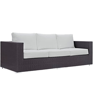 ModwayModway Convene 9 Piece Outdoor Patio Sofa Set EEI-2161 EEI-2161-EXP-WHI-SET- BetterPatio.com