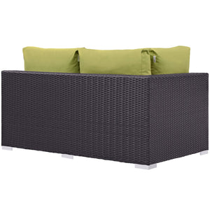 ModwayModway Convene Outdoor Patio Left Arm Loveseat EEI-1842 EEI-1842-EXP-BEI- BetterPatio.com