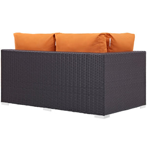 ModwayModway Convene Outdoor Patio Left Arm Loveseat EEI-1842 EEI-1842-EXP-BEI- BetterPatio.com