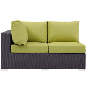 ModwayModway Convene Outdoor Patio Left Arm Loveseat EEI-1842 EEI-1842-EXP-BEI- BetterPatio.com