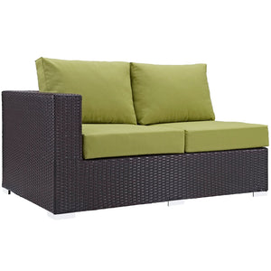 ModwayModway Convene Outdoor Patio Left Arm Loveseat EEI-1842 EEI-1842-EXP-BEI- BetterPatio.com