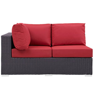 ModwayModway Convene Outdoor Patio Left Arm Loveseat EEI-1842 EEI-1842-EXP-BEI- BetterPatio.com