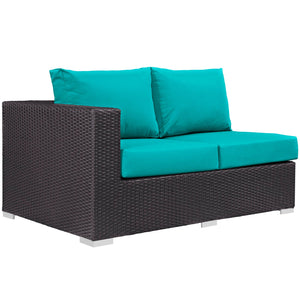 ModwayModway Convene Outdoor Patio Left Arm Loveseat EEI-1842 EEI-1842-EXP-BEI- BetterPatio.com