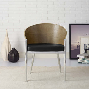 ModwayModway Cooper Dining Wood Armchair EEI-604 EEI-604-SLV- BetterPatio.com