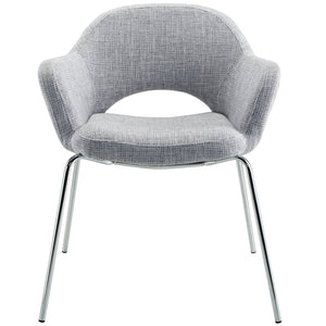 ModwayModway Cordelia Dining Armchair EEI-623 EEI-623-LGR- BetterPatio.com