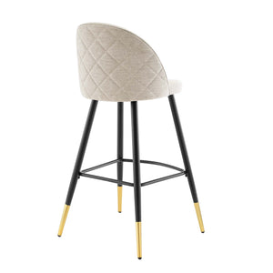 ModwayModway Cordial Fabric Bar Stools - Set of 2 EEI-4526 EEI-4526-BEI- BetterPatio.com