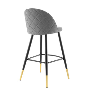 ModwayModway Cordial Fabric Bar Stools - Set of 2 EEI-4526 EEI-4526-LGR- BetterPatio.com