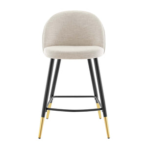 ModwayModway Cordial Fabric Counter Stools - Set of 2 EEI-4528 EEI-4528-BEI- BetterPatio.com