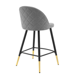 ModwayModway Cordial Fabric Counter Stools - Set of 2 EEI-4528 EEI-4528-LGR- BetterPatio.com