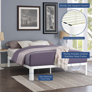 ModwayModway Corinne Queen Bed Frame MOD-5469 MOD-5469-WHI- BetterPatio.com