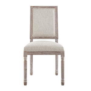 ModwayModway Court Dining Side Chair Upholstered Fabric Set of 2 EEI-3500 EEI-3500-BEI- BetterPatio.com