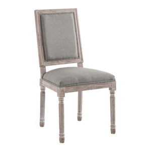 ModwayModway Court Dining Side Chair Upholstered Fabric Set of 2 EEI-3500 EEI-3500-LGR- BetterPatio.com