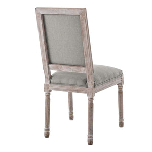 ModwayModway Court Dining Side Chair Upholstered Fabric Set of 2 EEI-3500 EEI-3500-LGR- BetterPatio.com