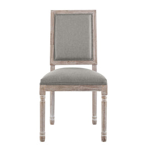 ModwayModway Court Dining Side Chair Upholstered Fabric Set of 2 EEI-3500 EEI-3500-LGR- BetterPatio.com