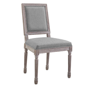 ModwayModway Court Dining Side Chair Upholstered Fabric Set of 4 EEI-3501 EEI-3501-LGR- BetterPatio.com