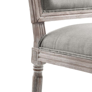 ModwayModway Court Vintage French Upholstered Fabric Dining Side Chair EEI-2682 EEI-2682-LGR- BetterPatio.com