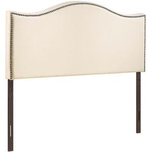 ModwayModway Curl Full Nailhead Upholstered Headboard MOD-5208 MOD-5208-IVO- BetterPatio.com