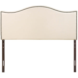 ModwayModway Curl Full Nailhead Upholstered Headboard MOD-5208 MOD-5208-IVO- BetterPatio.com