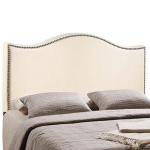 ModwayModway Curl Full Nailhead Upholstered Headboard MOD-5208 MOD-5208-IVO- BetterPatio.com