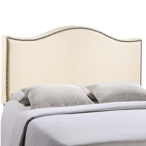 ModwayModway Curl Full Nailhead Upholstered Headboard MOD-5208 MOD-5208-IVO- BetterPatio.com