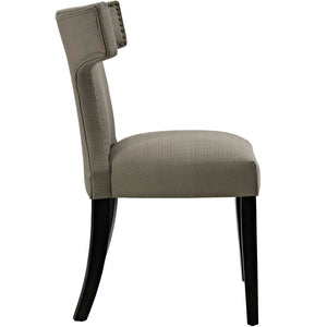 ModwayModway Curve Dining Side Chair Fabric Set of 2 EEI-2741 EEI-2741-GRA-SET- BetterPatio.com