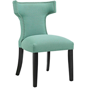 ModwayModway Curve Dining Side Chair Fabric Set of 2 EEI-2741 EEI-2741-LAG-SET- BetterPatio.com