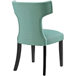 ModwayModway Curve Dining Side Chair Fabric Set of 2 EEI-2741 EEI-2741-LAG-SET- BetterPatio.com