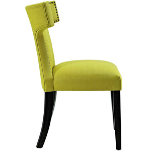 ModwayModway Curve Dining Side Chair Fabric Set of 2 EEI-2741 EEI-2741-WHE-SET- BetterPatio.com