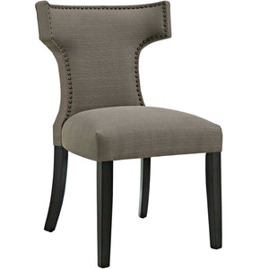 ModwayModway Curve Fabric Dining Chair EEI-2221 EEI-2221-GRA- BetterPatio.com