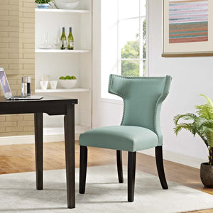 ModwayModway Curve Fabric Dining Chair EEI-2221 EEI-2221-LAG- BetterPatio.com