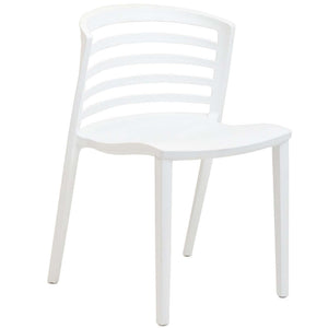 ModwayModway Curvy Dining Side Chair EEI-557 EEI-557-WHI- BetterPatio.com