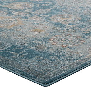 ModwayModway Cynara Distressed Floral Persian Medallion 5x8 Area Rug R-1111-58 R-1111B-58- BetterPatio.com