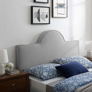 ModwayModway Dawn Twin Performance Velvet Headboard MOD-6302 MOD-6302-LGR- BetterPatio.com