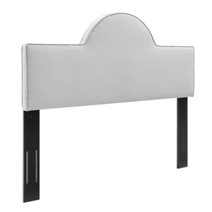 ModwayModway Dawn Twin Performance Velvet Headboard MOD-6302 MOD-6302-LGR- BetterPatio.com