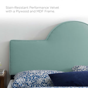 ModwayModway Dawn Twin Performance Velvet Headboard MOD-6302 MOD-6302-MIN- BetterPatio.com